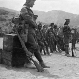 Native Contingent soldiers at Outpost No. 1