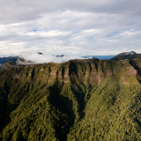 Sandstone bluffs near Pike River coalfield