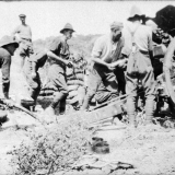 New Zealand artillery at Anzac