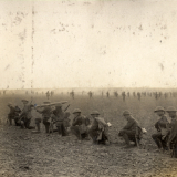 New Zealand troops training for Messines attack