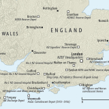 NZEF in England 1916-19 map