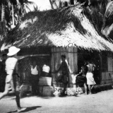 Coastwatching headquarters at Nukufetau, Ellice Islands, 1941