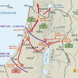 Palestine campaign 1917-18 map