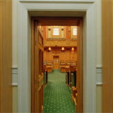 Panorama: Ayes lobby at Parliament