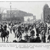 Petone railway workers parade, 1914