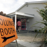 Polling booth, 1996