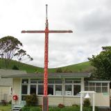 Pukehina Native School flagpole memorial