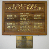 Pukeoware roll of honour