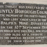 Ralph's Mine disaster memorial