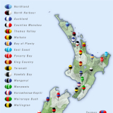 Regional rugby map