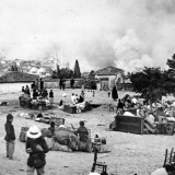 Great fire in Salonika
