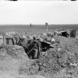 New Zealand signal post on the Somme