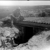 Signaller's dugout on the Somme, 1918