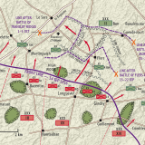 New Zealand on the Somme, 1916 - map