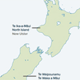 Naming the country and the main islands map