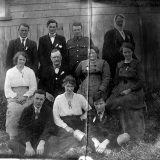Teirney family welcome home photograph