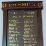 Tōwai and District roll of honour boards