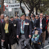 Vietnam veterans march at Tribute 08