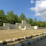 Twelve Tree Copse memorial panorama, Gallipoli