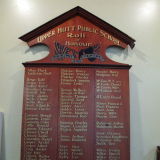 Upper Hutt School roll of honour board