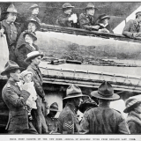 Arrival of war brides in Wellington, 1919