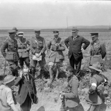 Sir Joseph Ward listening to wireless report