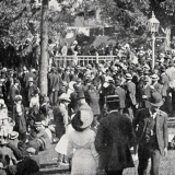 Mass strike meeting in Western Park,  Auckland