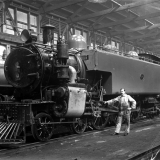 WS 686 locomotive at Petone workshops