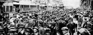 12th Reinforcements marching, Auckland, 1916