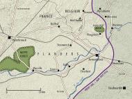 Armentières sector 1916 map