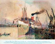 Farewelling troops painting