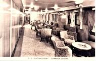 Lounge on the Captain Cook immigrant ship