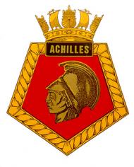 HMS <em>Achilles</em> badge