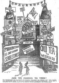 Advertising on Churches cartoon