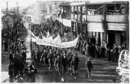 Peace celebrations in Greymouth