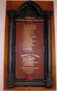 Athol war memorial hall and roll