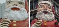 Auckland's giant Santa