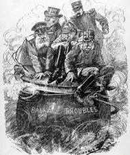 Balkan troubles cartoon