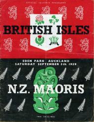 British Isles vs NZ Maori programme