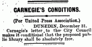 Carnegie free libraries