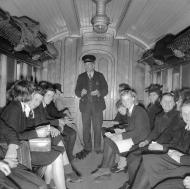 Going to school by train