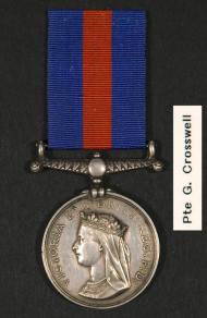 New Zealand Medal awarded to George Crosswell