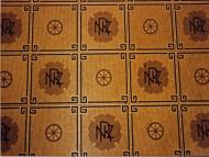 NZR floor tiles, Dunedin station
