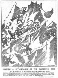Snaring a sly-grogger cartoon