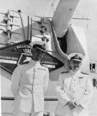 Rear-Admiral Harwood and Captain Parry