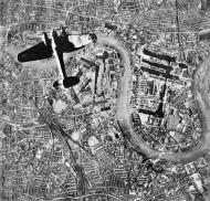 German bomber over London
