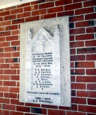 Kingsdown war memorial