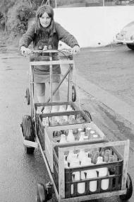 Delivering milk