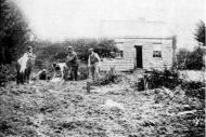 Police search Minnie Dean's garden