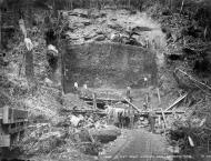 Coal seam at Mōkihinui